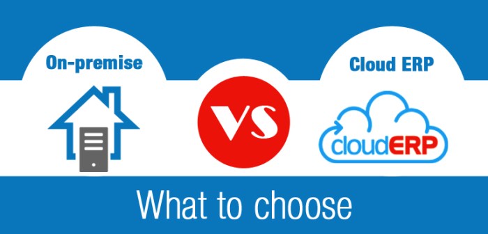 Premise erp vs cloud implementation choosing consider before things