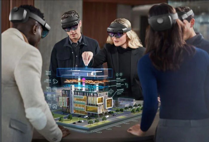 ERP software for mixed reality