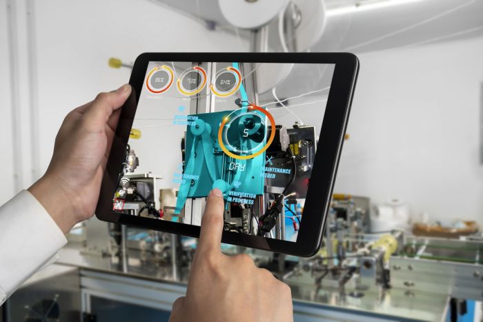 ERP software for augmented reality