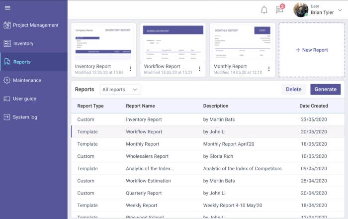 Erp reporting reports tool spreadsheet